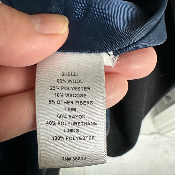 Black wool coat - Picture 4 of 5